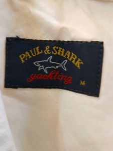 Paul &amp; Shark White Embroidered Button-Down Shirt