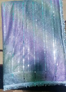 Sparkling Ombre Saree with Sequins