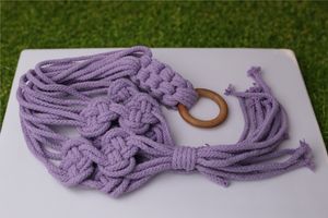 Handwoven Macrame Plant / Candle Light Hanging