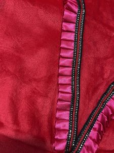 Unused Babygirl Chic Red Velvet Top