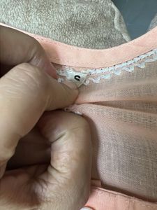 Elegant Peach Chikankari Kurta