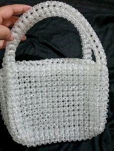Fancy Handmade Embellished Pearl Bag