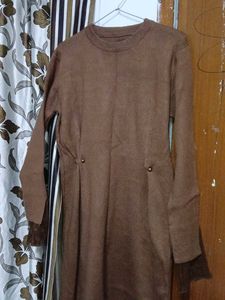TRENDY WOMEN WOOLEN DRESS