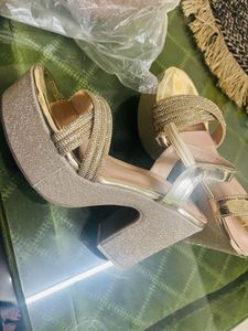 Sparkly Platform Heels