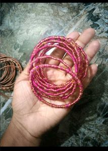 Vibrant Silk Thread Bangles Set