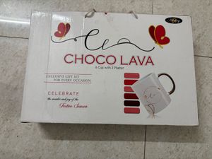 🆕CHOCO LAVA 6 Cup with 2 Platter Gift Set