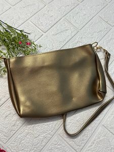 Golden stylish hobo/sling bag