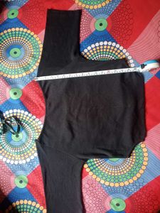Chic Black Square Neck Cropped Top