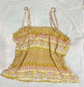 Boho Floral Print Cami Top