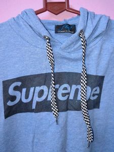 🎀150rs SALE🎀Supreme Logo Hoodie - Blue