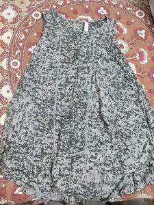 Grey Patterned Tank Top
