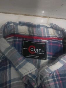 Men's Blue Plaid Flannel Shirt