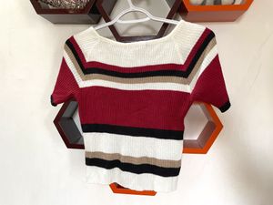 Ribbed Knit Crop Top