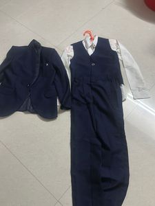 Boys Navy Blue blazer set