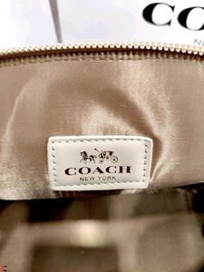 Coach New York Pebble Grain Satchel Bag ALMA SLING