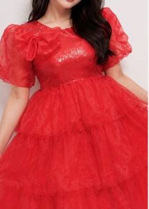 Partywear Red dress 👗