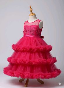 Pink Ruffle Dress