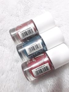 MyGlamm Chromantic Metallic Nail Enamel Pack Of 3