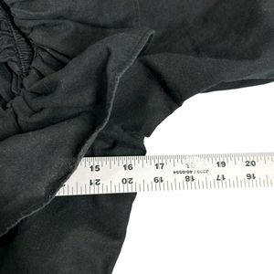 H&amp;m Black Off-Shoulder Puff Sleeve Dress
