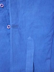 USED FULL SLEEVE Levi's Men's Blue Casual Shirt
