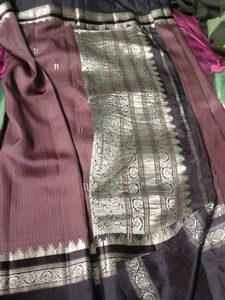 Elegant Silk Saree with Intricate Weave