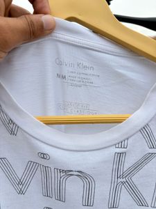 Calvin Klein White Logo T-Shirt