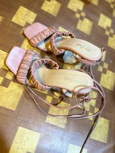 My Foot Pink Strappy Sandals