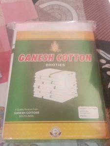new Ganesh Cotton Dhotis Set