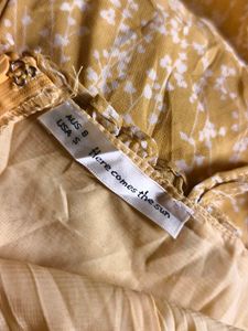 47264. Yellow mini sundress