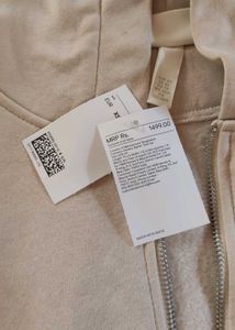 Women Beige Oversized Hoodie