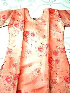 New Dress 👗 Floral Print Organic Kurta