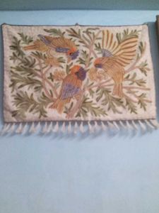 Handmade Bird Embroidery Wall Hanging | Premium De