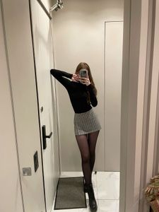 Cute Gingham Mini Skort (shorts inside)