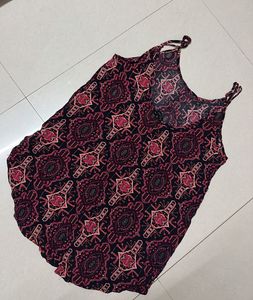 Bohemian Print Spaghetti Strap Tank Top