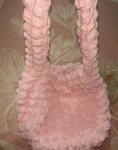 Cute Pink Textured Shoulder Bag