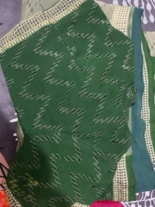 green saree