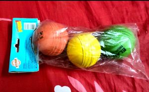 Cricket Rubber Balls Set Of 3