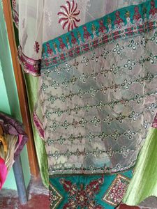 Elegant Embroidered Kurta with Dupatta