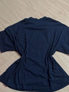 Navy Blue "Strawberry Matcha" Graphic Tee