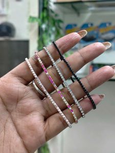 red+ silver sparking bracelet ✨