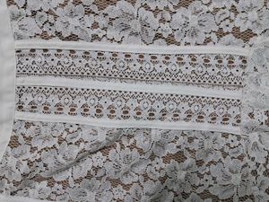 Elegant White Lace Fishtail Skirt