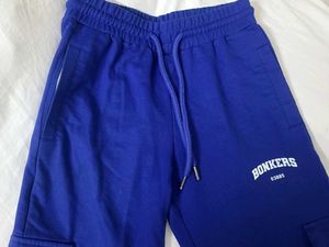 Blue bonkers corner Cargo Joggers