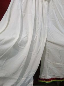 Embellished White Kurta