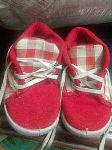 Cute Red Baby Shoes