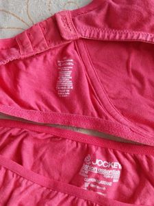 Pink Bra and Panty Set