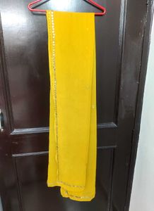 Mustard Dupatta With Border ✨