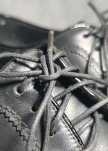 negotiable Men's Classic Black Leather Formal Shoe