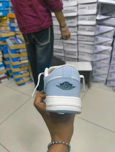 Sky Blue &amp; White Sneakers