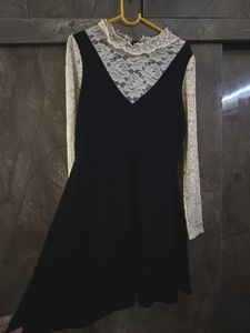 Elegant Black Lace Dress