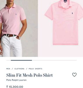 Ralph Lauren Pink Polo T Shirt